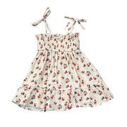 Girls Tiered Mini Dress In Maya Floral