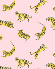 'tigers' Wallpaper By Tea Collection - Ballet Slipper