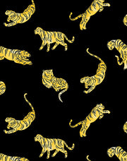 'tigers' Wallpaper By Tea Collection - Onyx