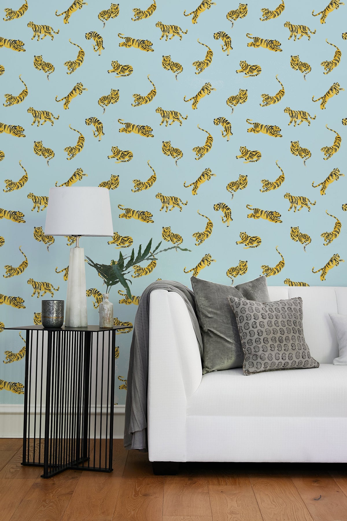 'tigers' Wallpaper By Tea Collection - Sky