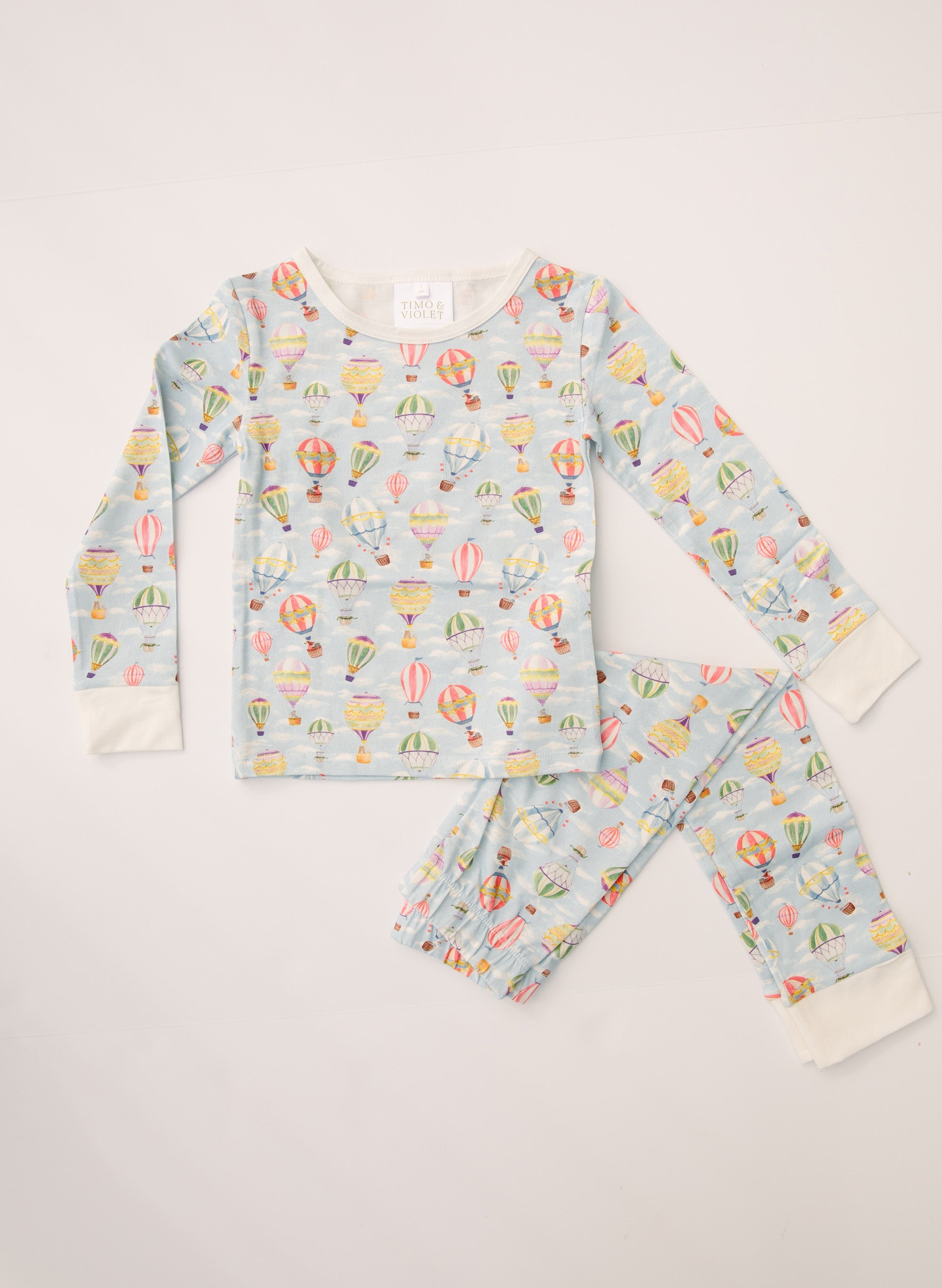 Two Piece Pajamas - Up Up & Away