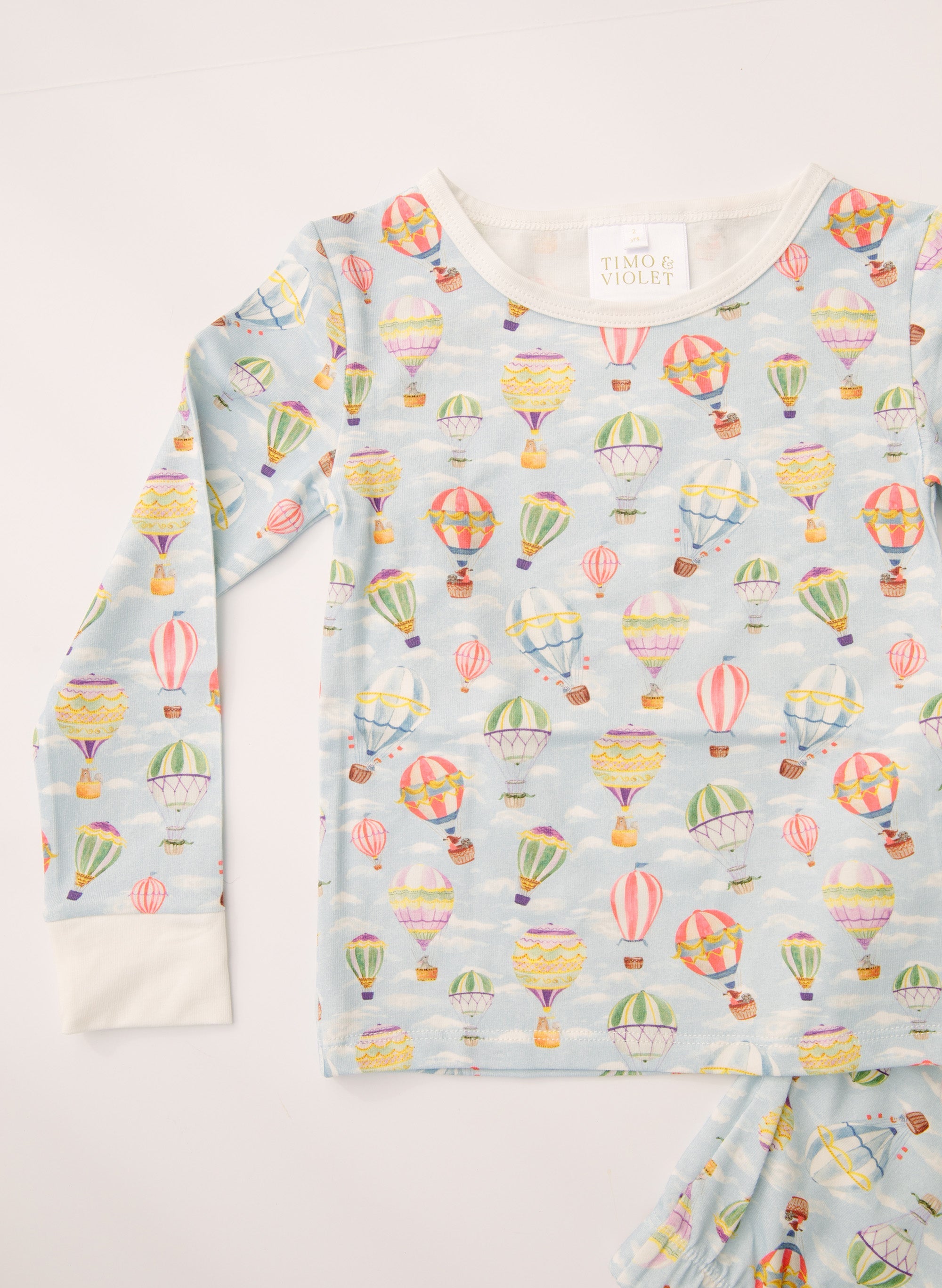 Two Piece Pajamas - Up Up & Away