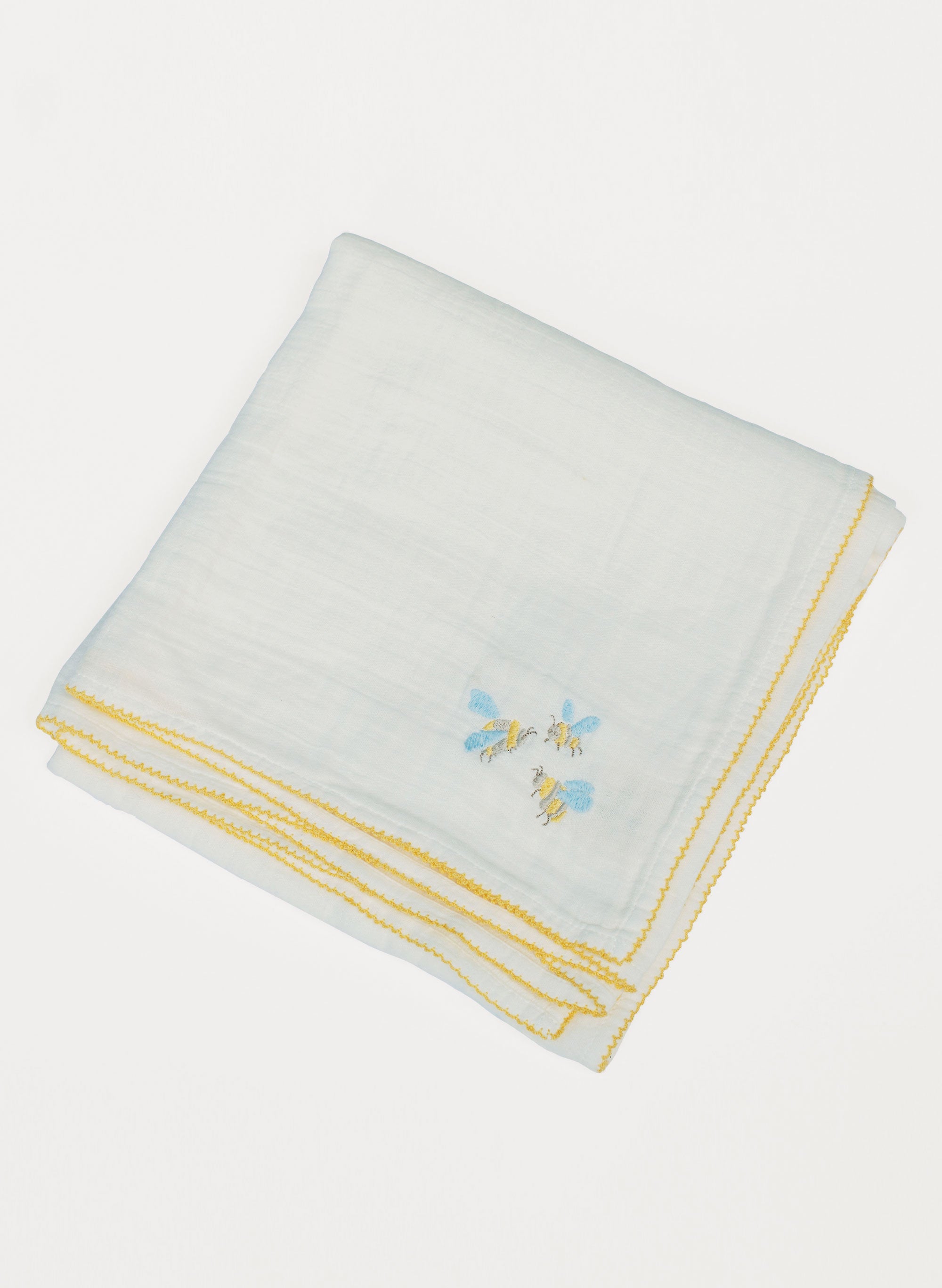 Embroidered Bee Bib