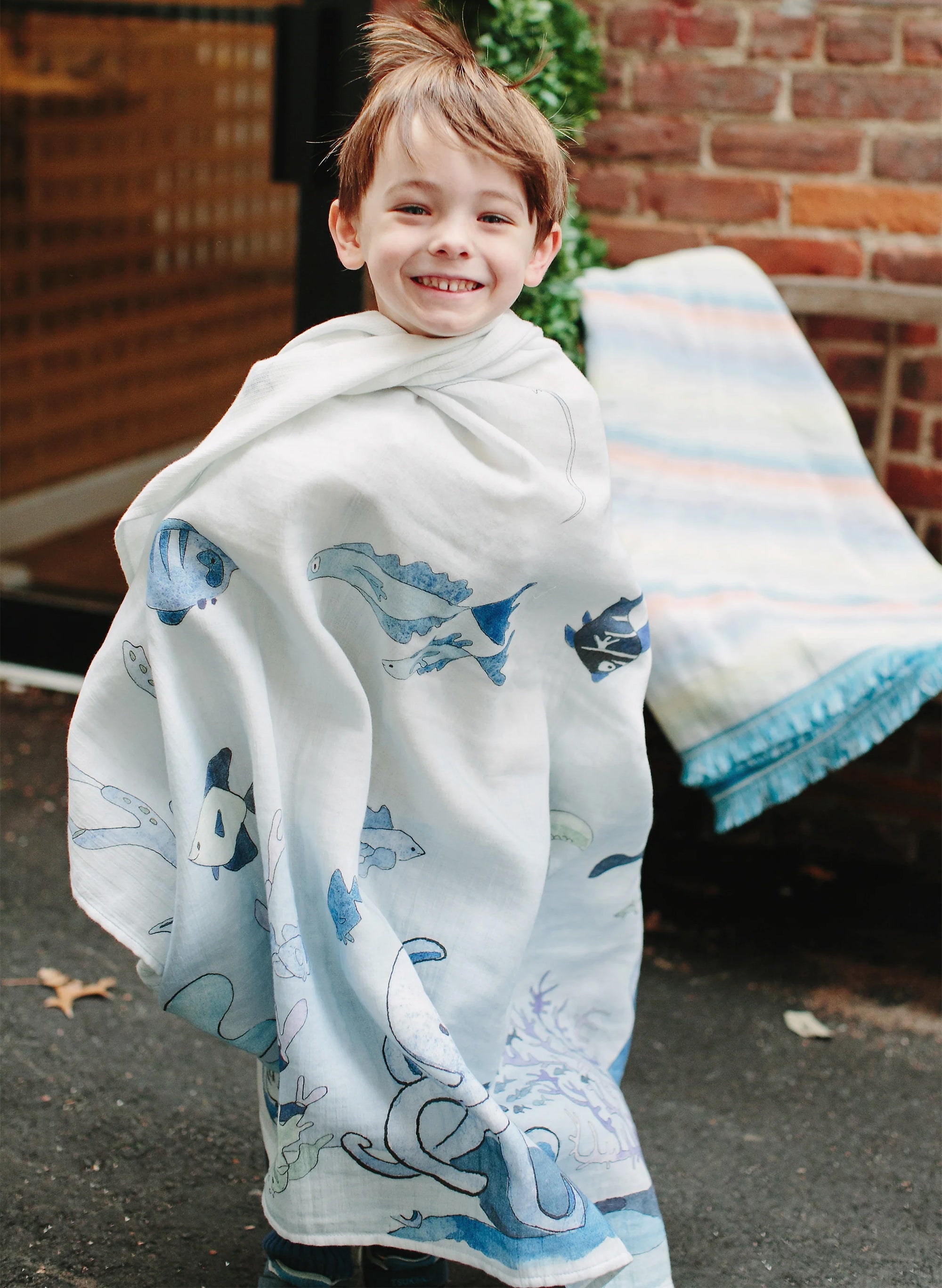 Under The Sea Shawl Blanket