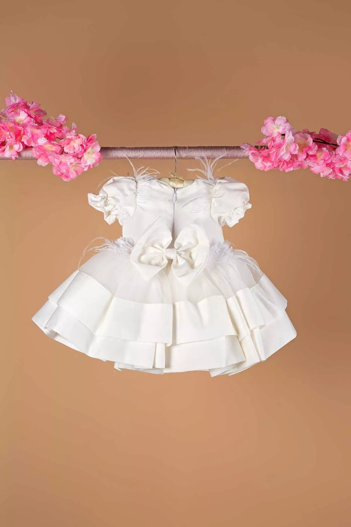 Tina White Baby Dress Set