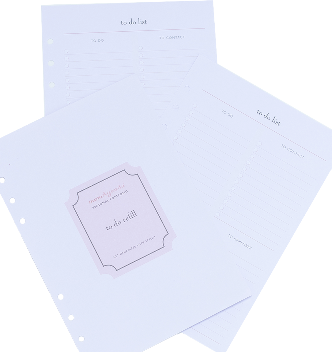 A5 Refills For Meal Planning, To-do Lists & Notes
