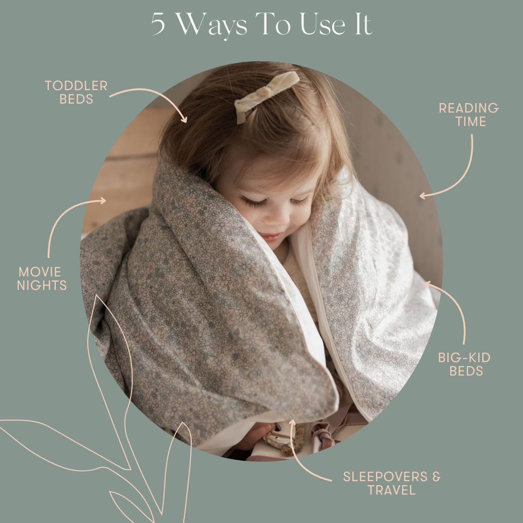 Transit Treasures Toddler Duvet - Blue