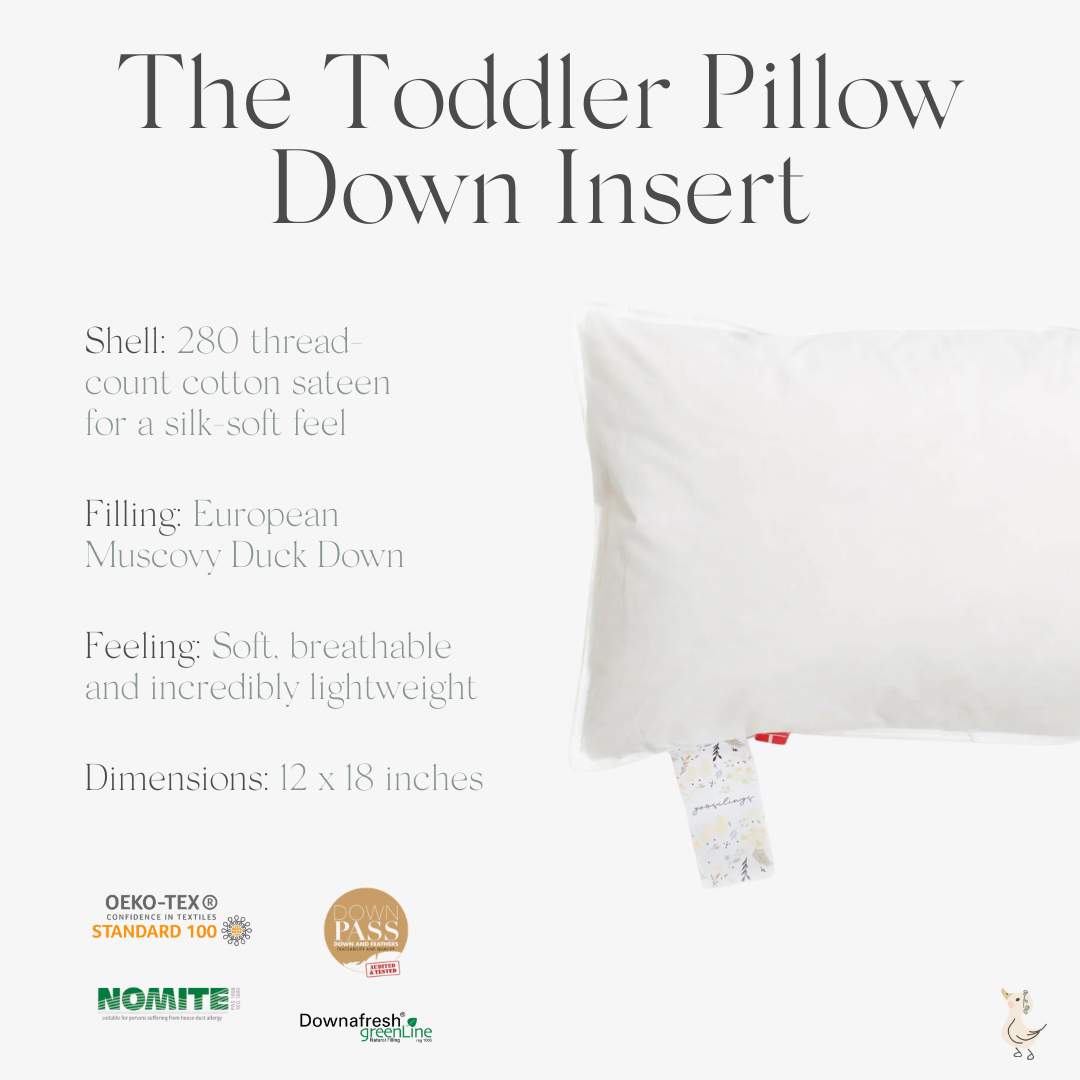 Toddler Pillow Down Insert