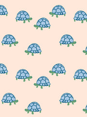 'tortoise' Wallpaper By Tea Collection - Peach