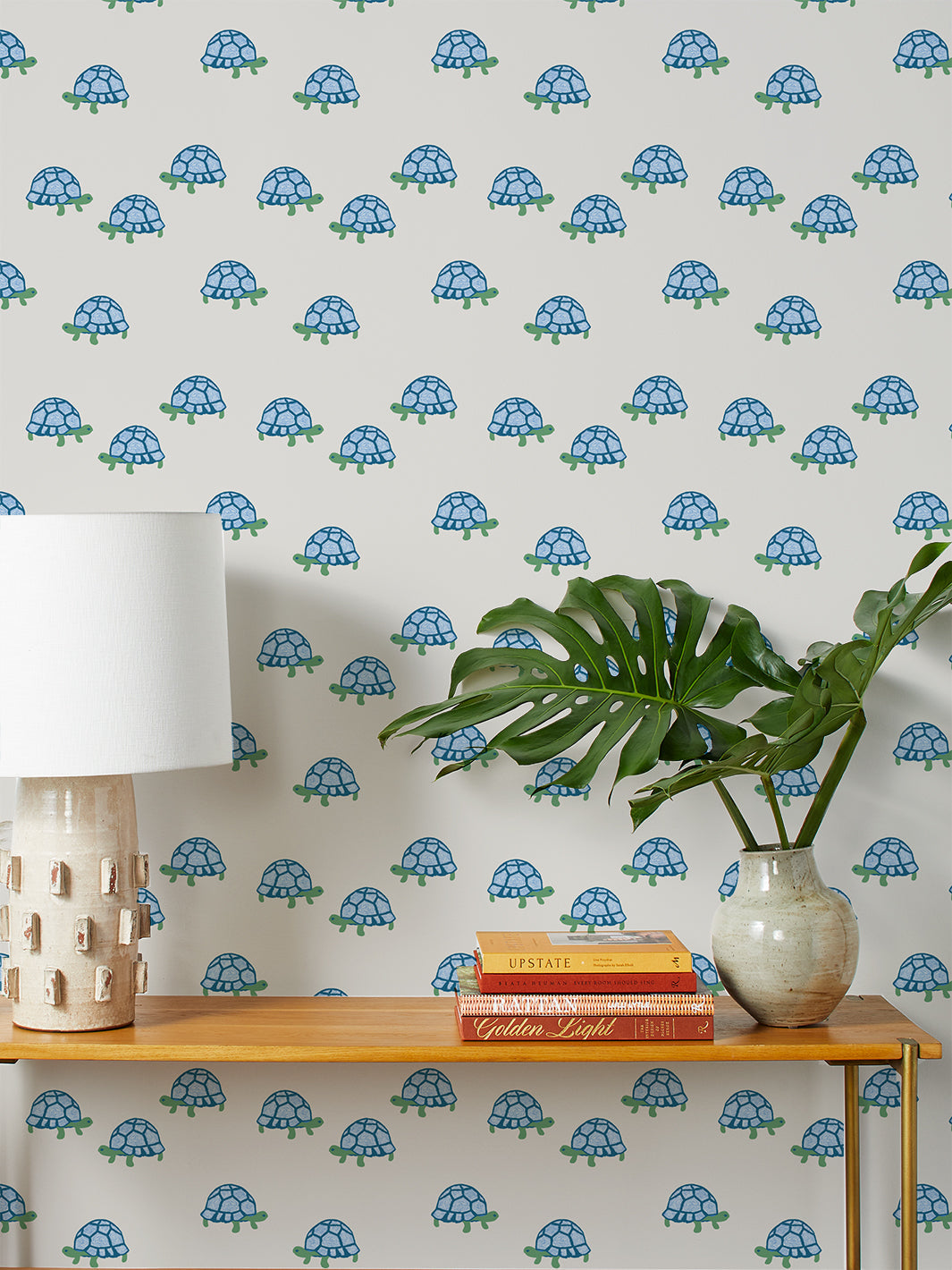 'tortoise' Wallpaper By Tea Collection - Sand