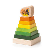 Wise Elk/cubika Wooden Toy - Stacking Tower Ld-15