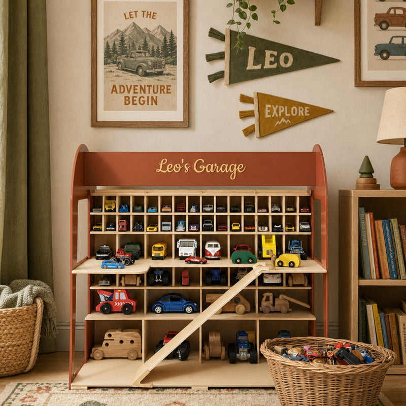 Toy Car Garage Storage