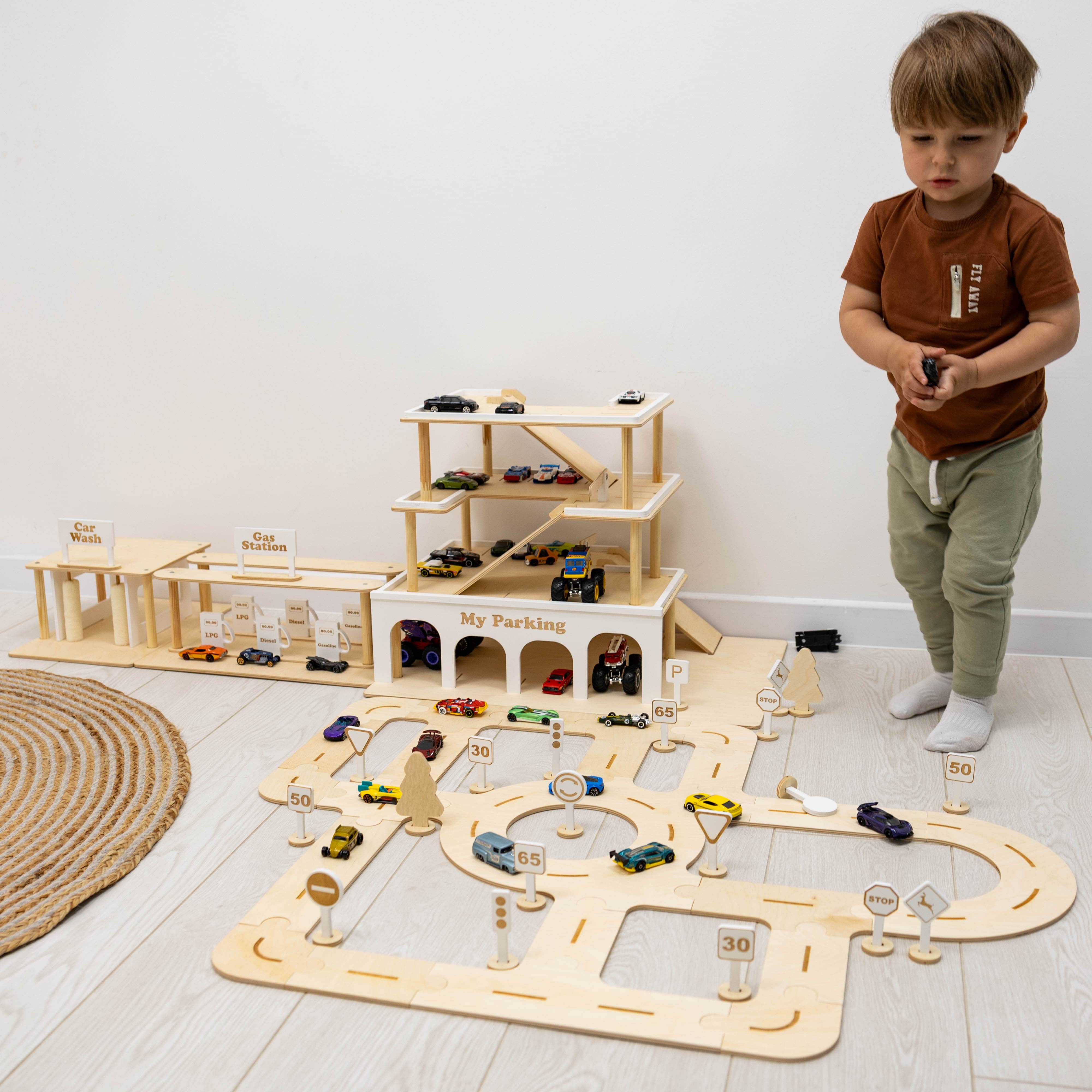 Toy Parking Garage With Elevator Small