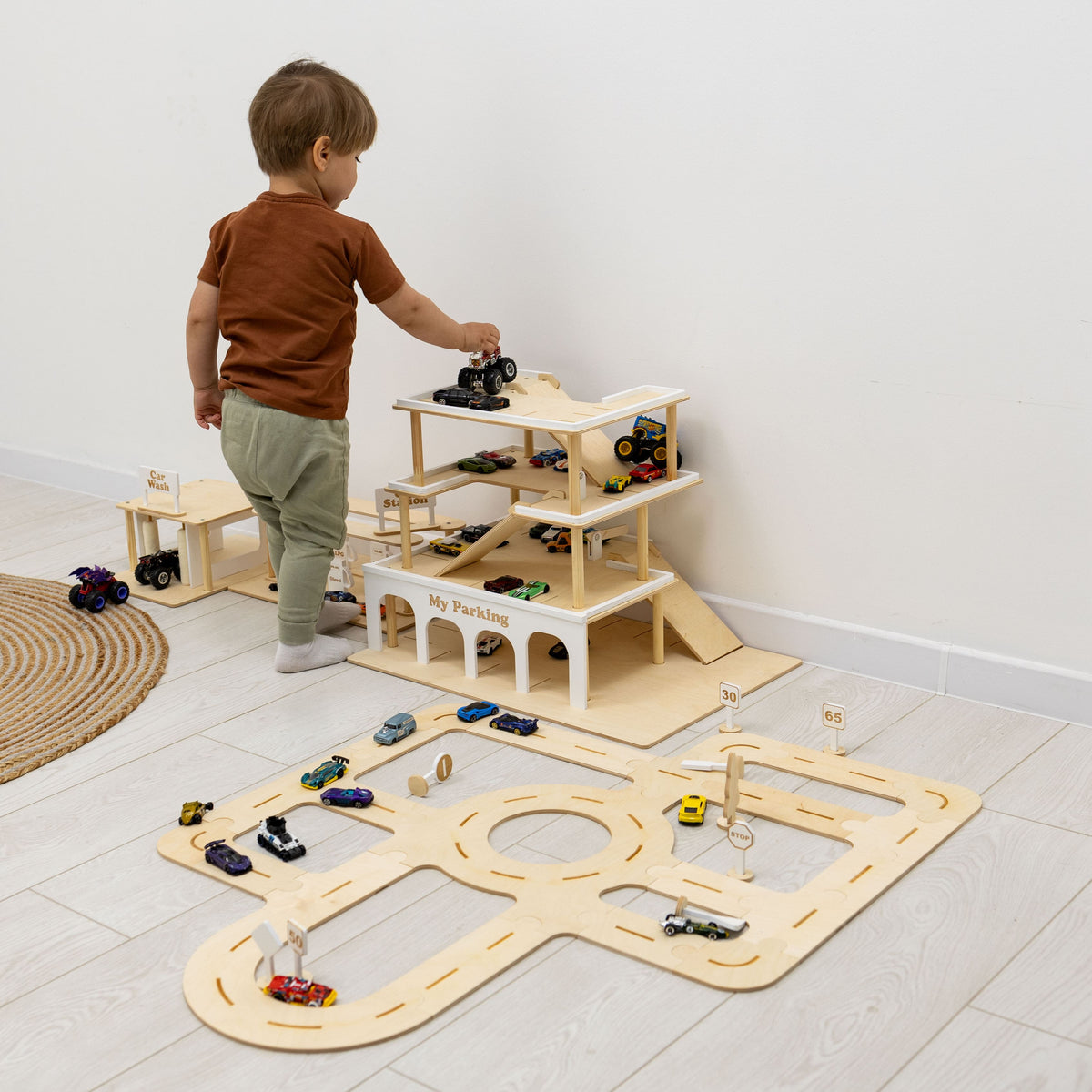 Toy Parking Garage With Elevator Small