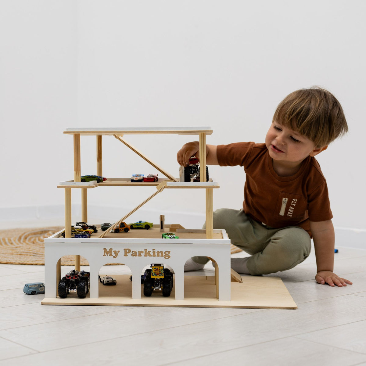 Toy Parking Garage With Elevator Small