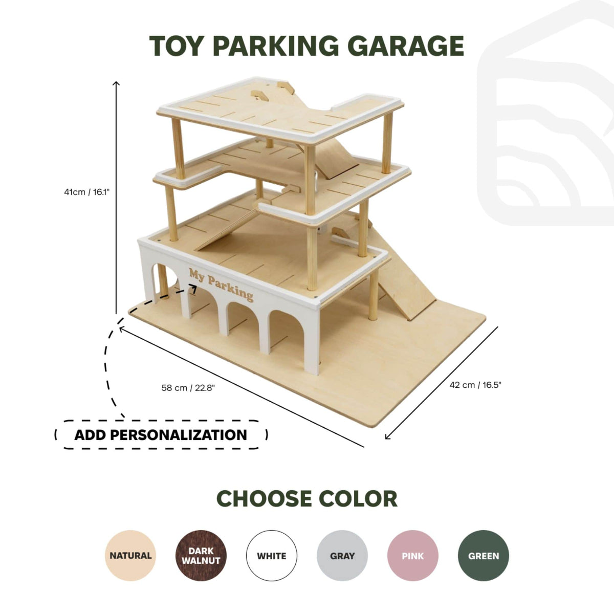 Toy Parking Garage With Elevator Small