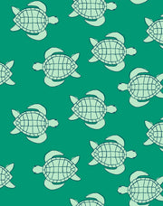 'trailing Turtles' Wallpaper By Tea Collection - Emerald