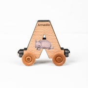 Abcs Magnetic Wooden Train Letters Made In Usa For Kids | Made In The Usa 🇺🇸