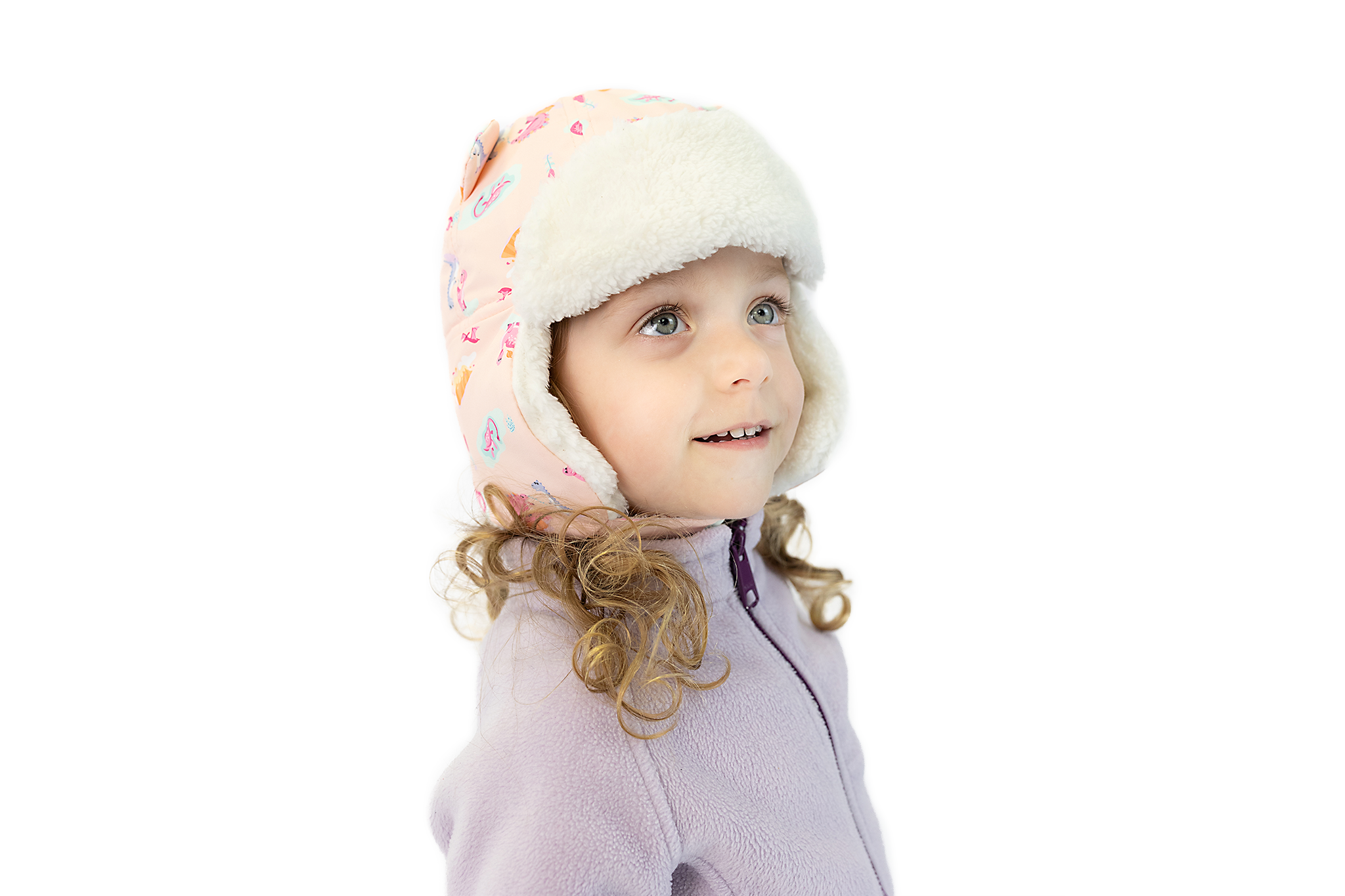 Baby/kids Water Repellent Trapper Hat - Dino Play