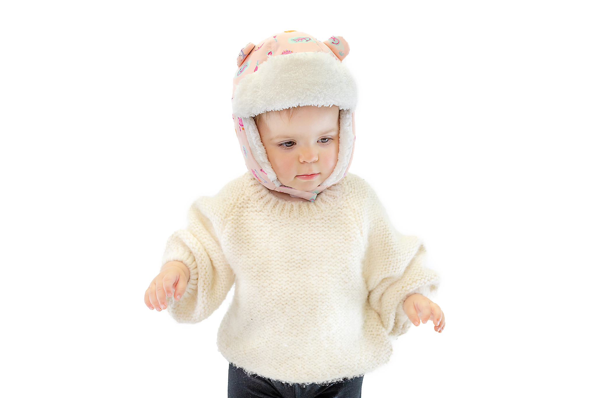 Baby/kids Water Repellent Trapper Hat - Dino Play