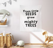 Seeds And Trees Tapestry, Wall Decor, Banner