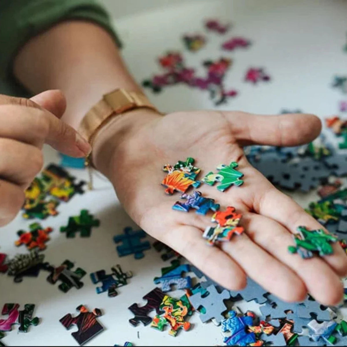 Wood Craft 501 Piece Wooden Puzzle - In The World Of Music