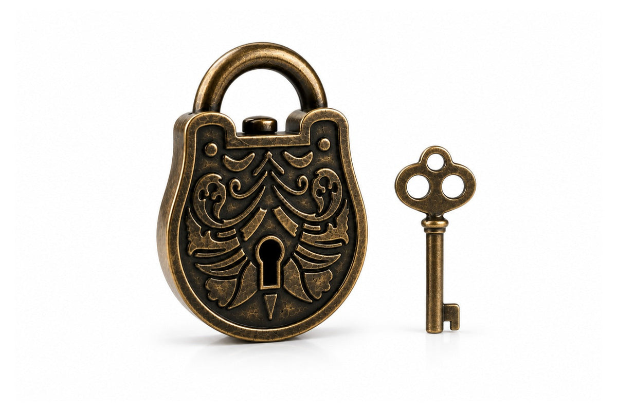 Trick Lock Puzzle - Metal Lock Brain Teaser