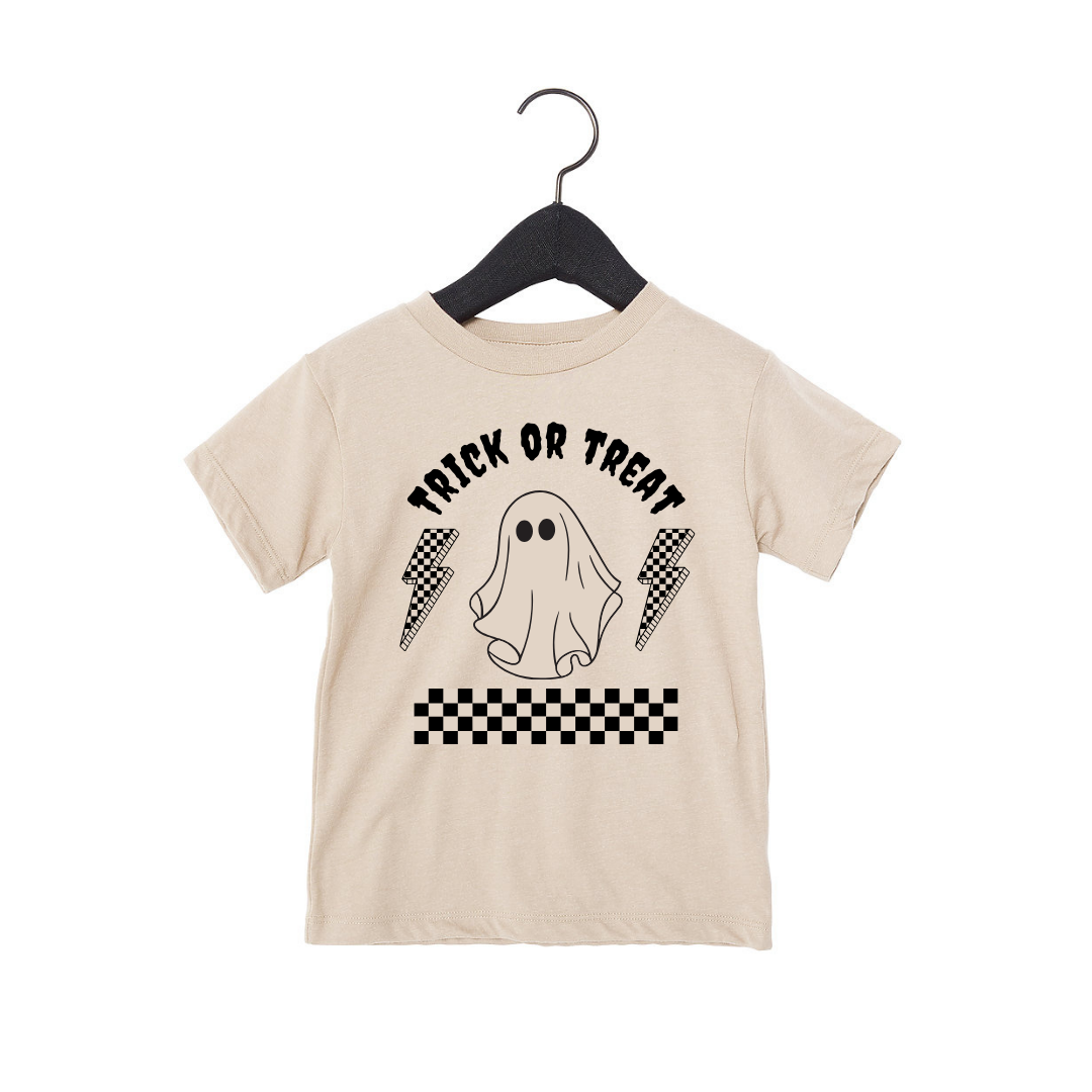 Trick Or Treat Lightening Bolt Tee