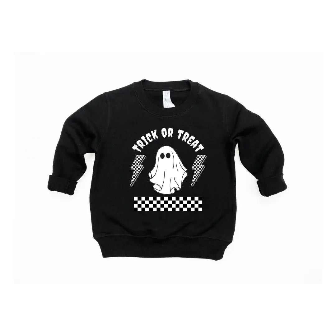 Trick Or Treat Lightening Bolt Pullover
