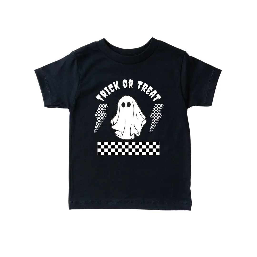 Trick Or Treat Lightening Bolt Tee
