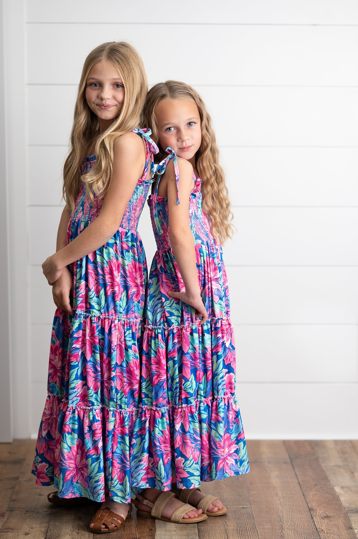Tropical Tiered Dress