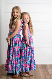 Tropical Tiered Dress