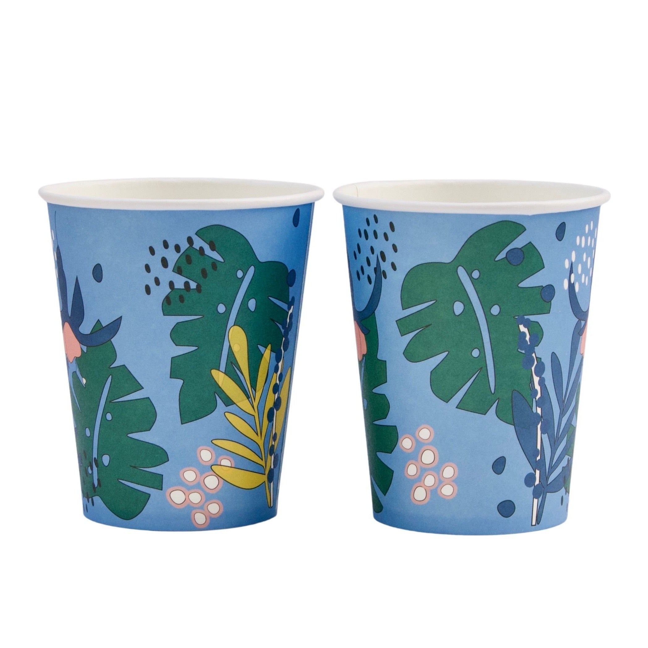 Tropical Animals Cups (set Of 8)