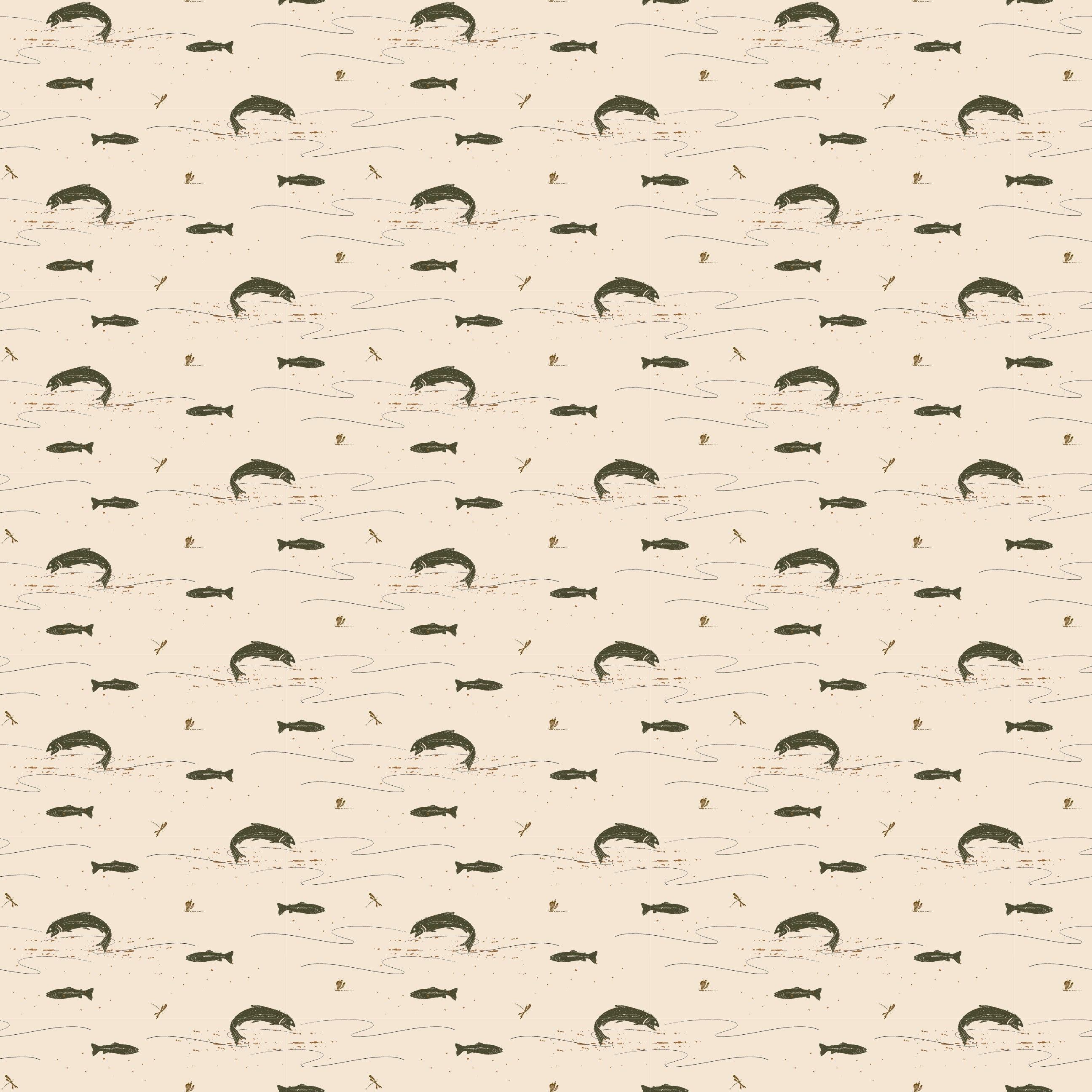 Trout Wallpaper By Cassandra Zaniboni