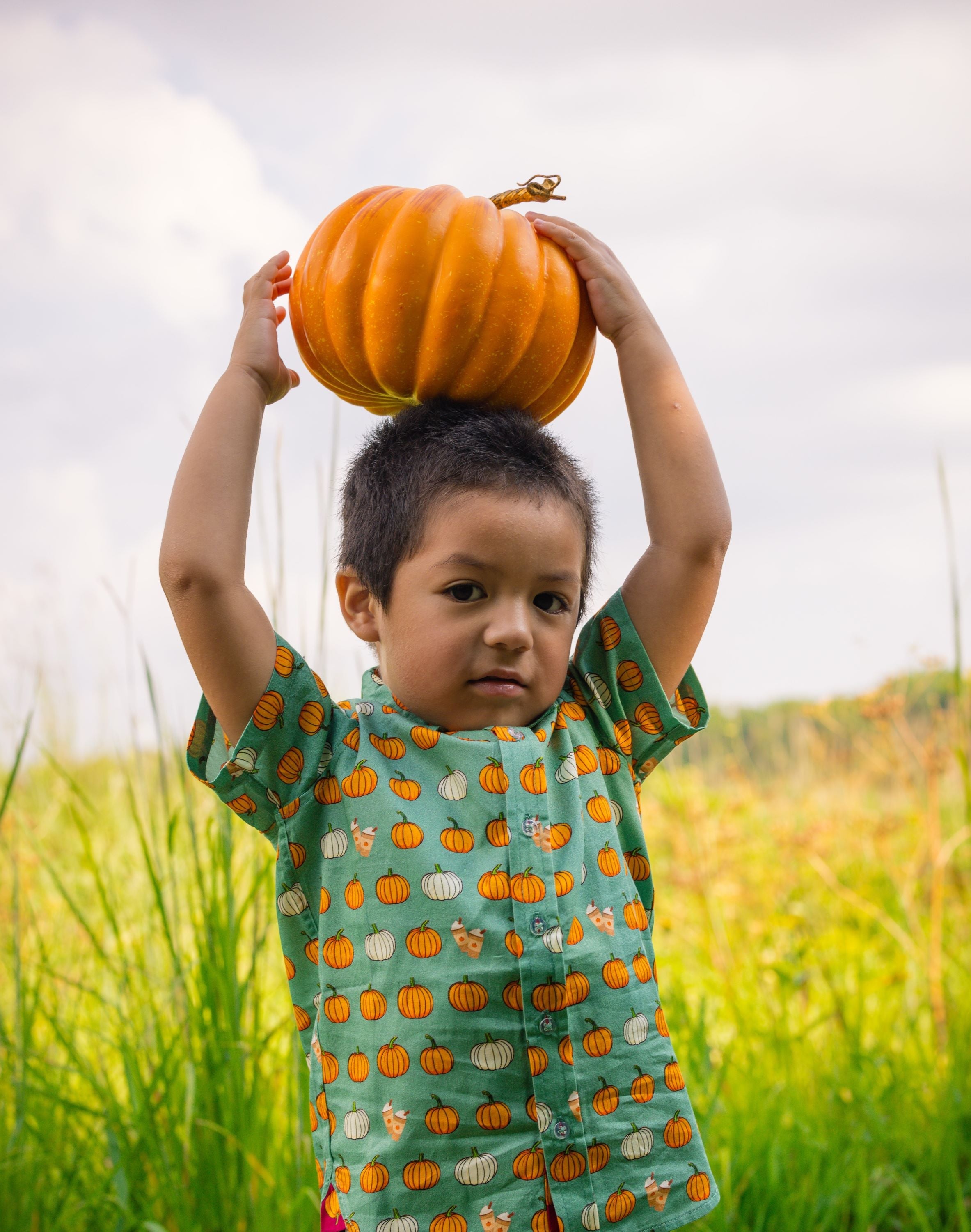 Pumpkin Spice Shirt In Short Sleeves