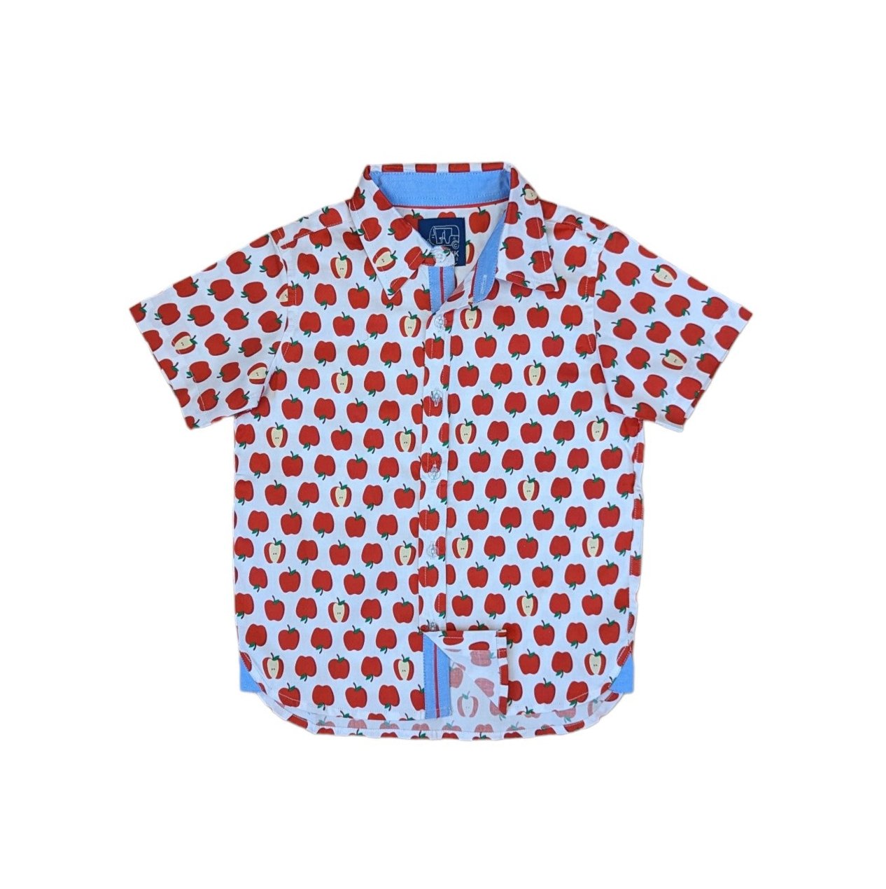 Red Delicious Shirt In Short Sleeves