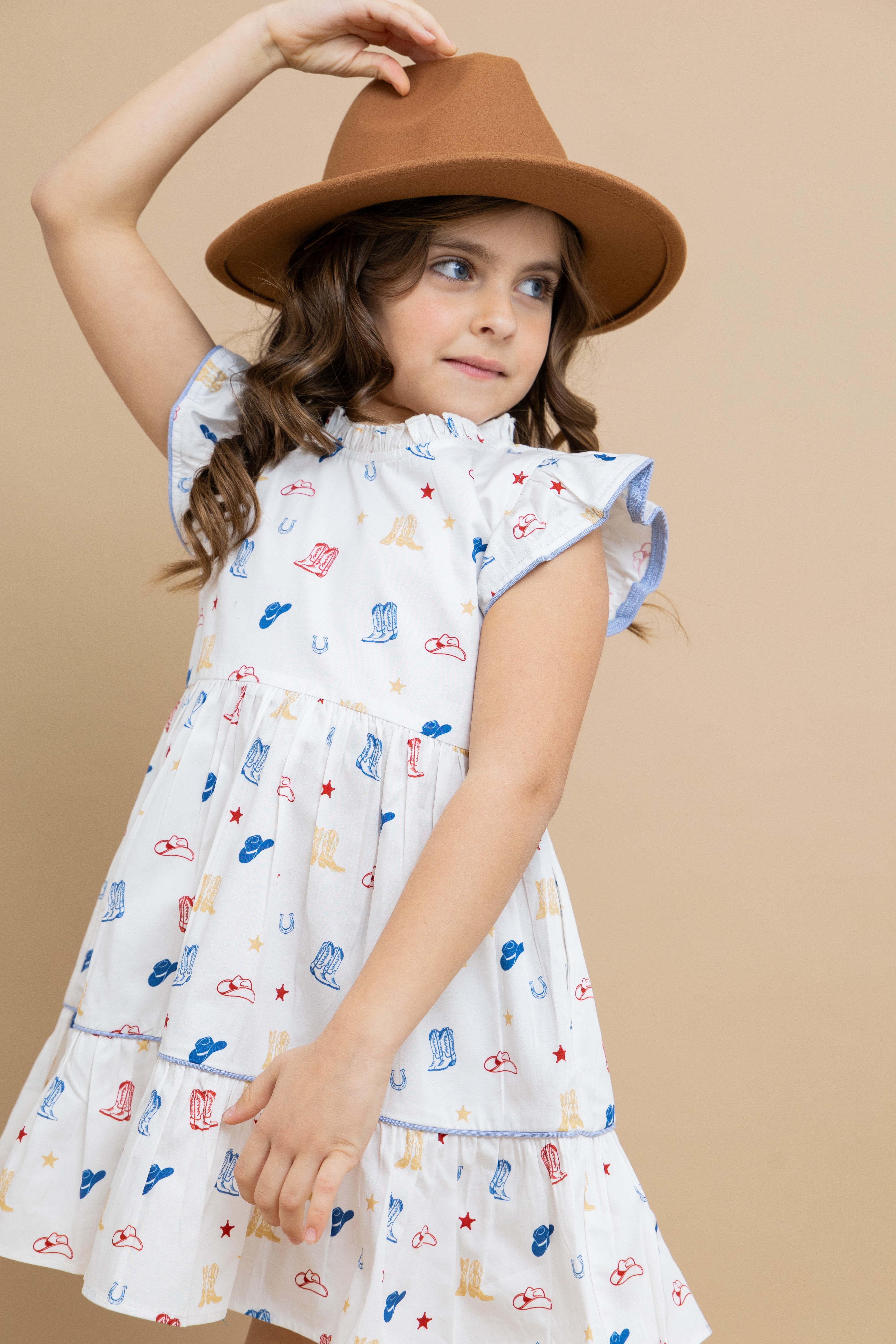 Western Ruffle Dress