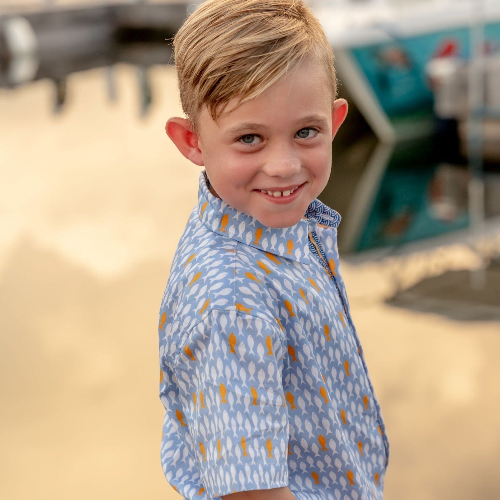 Goldfish Shirt In Short Sleeves