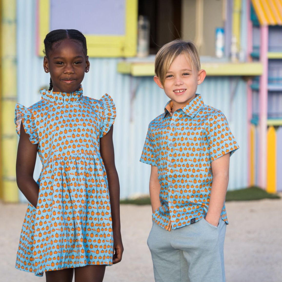 Pumpkin Pies Ruffle Dress