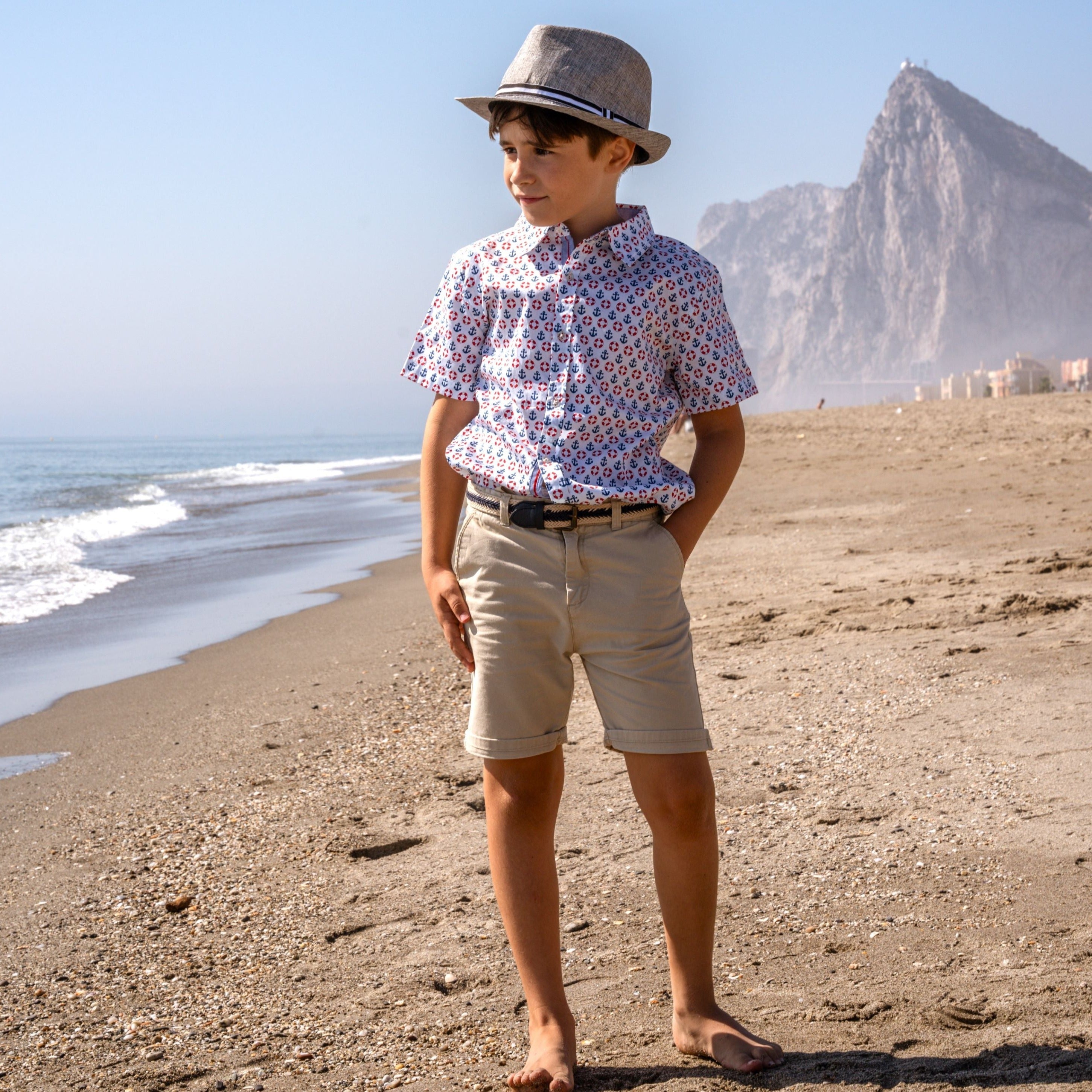 Nautical Shirt In Short Sleeves