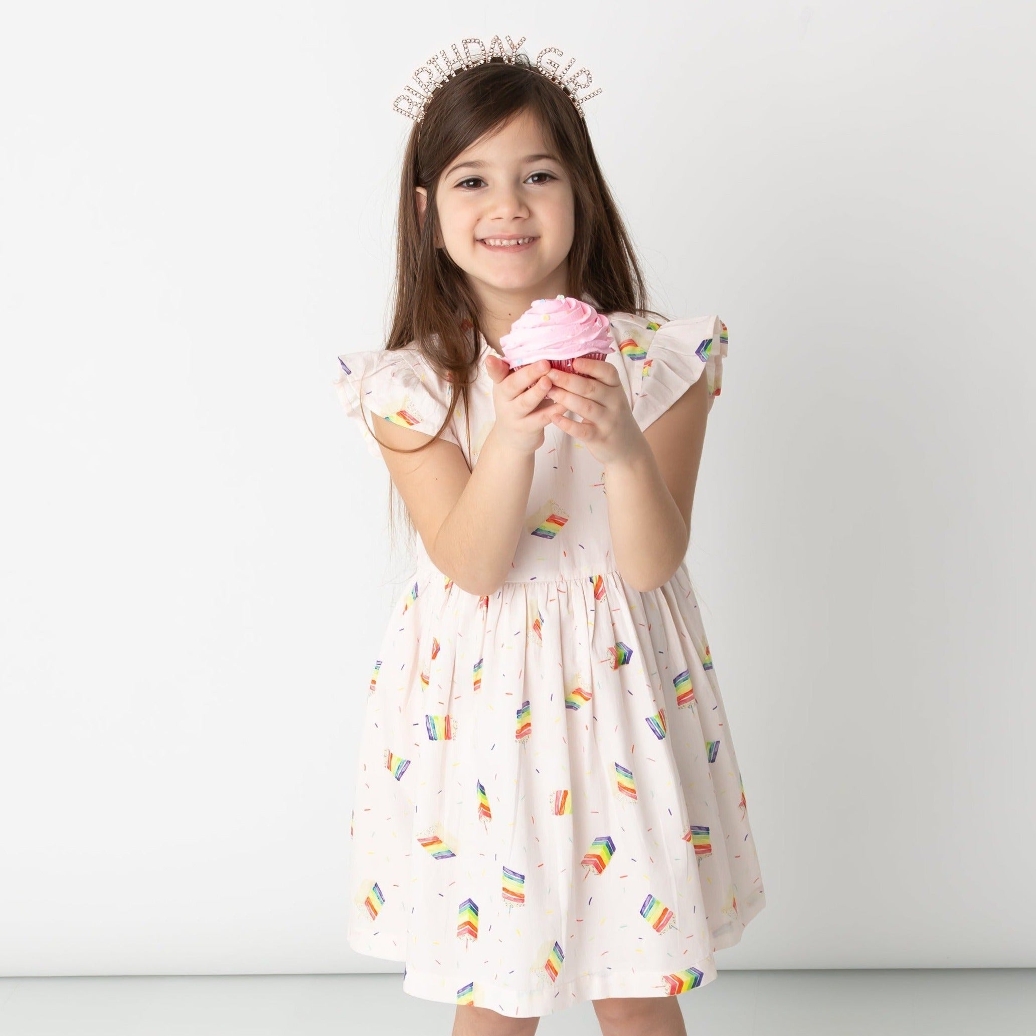 Birthday Cake Ruffle Dress