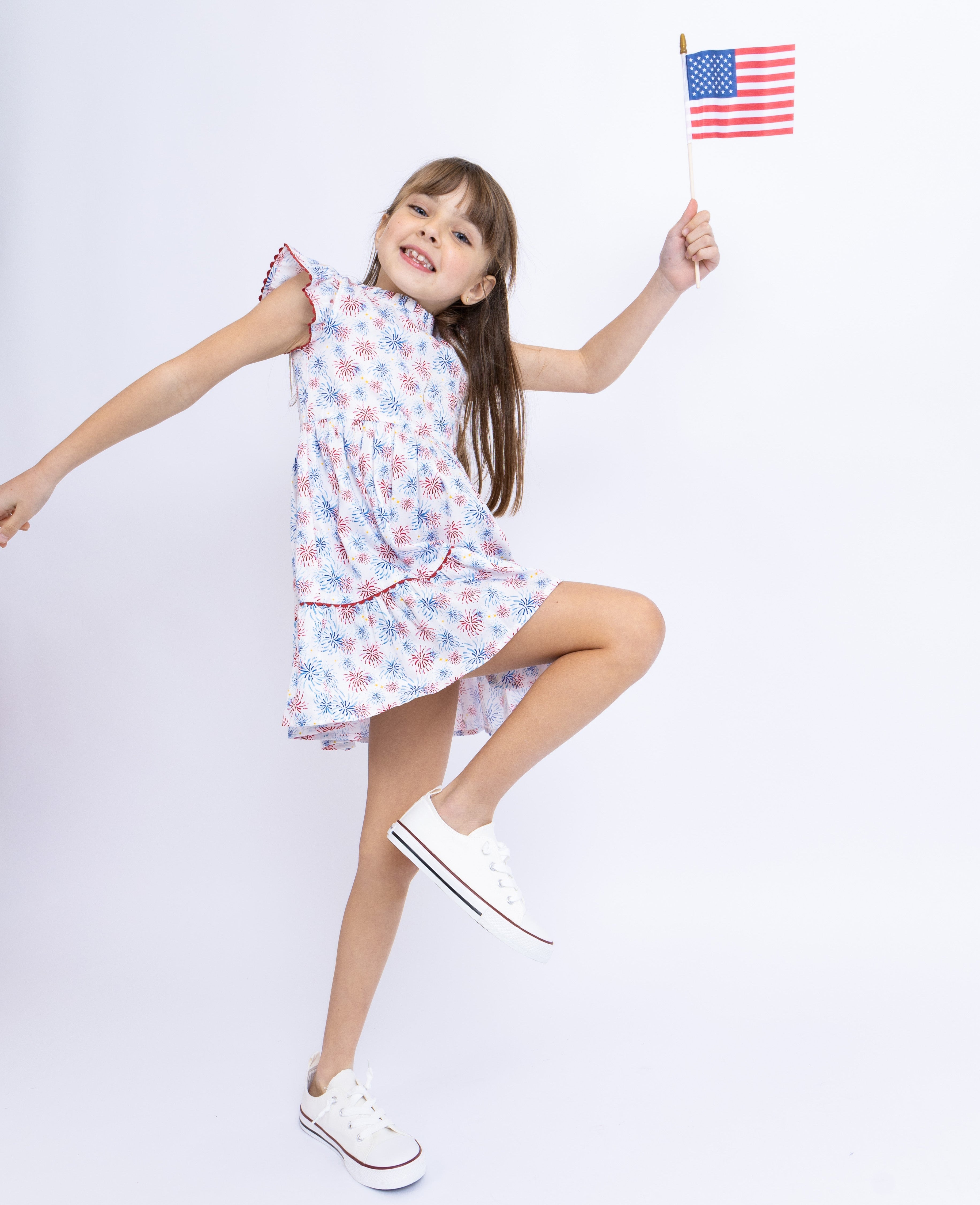 Fireworks Ruffle Dress