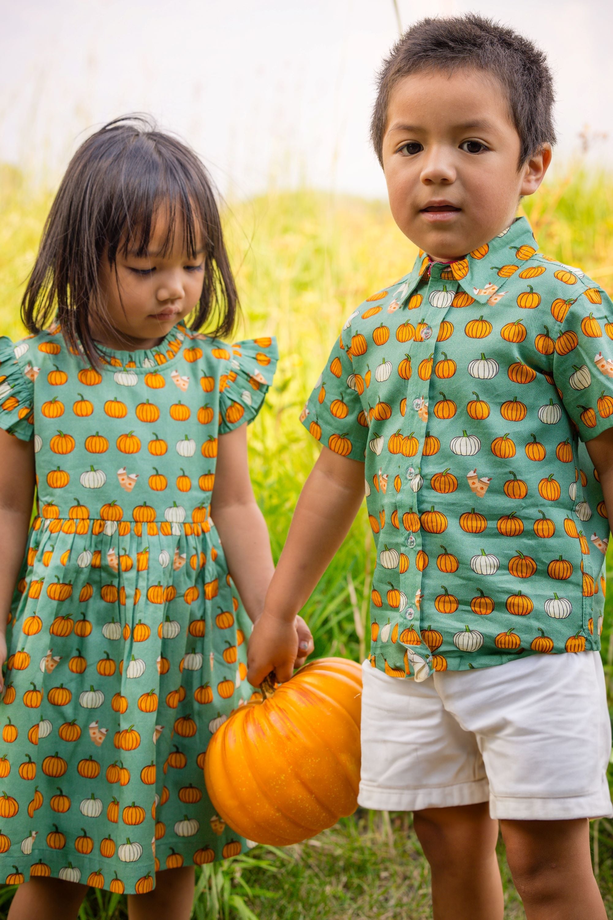 Pumpkin Spice Shirt In Short Sleeves