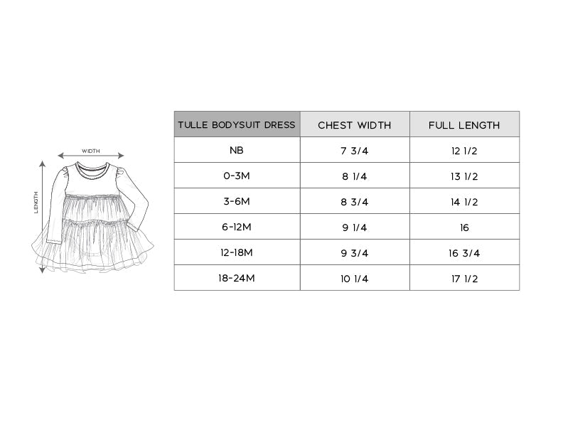 Tulle Bodysuit Dress