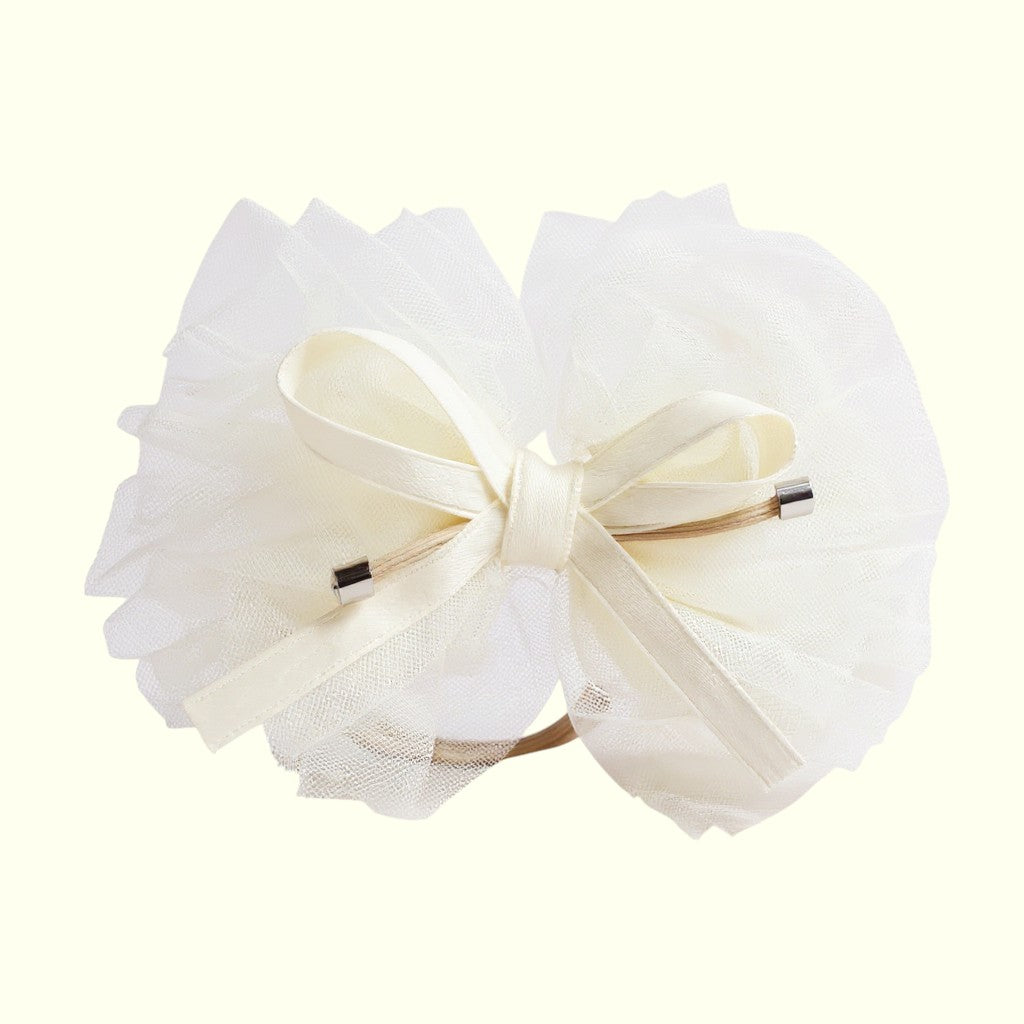 Tulle Bow Hair Ties