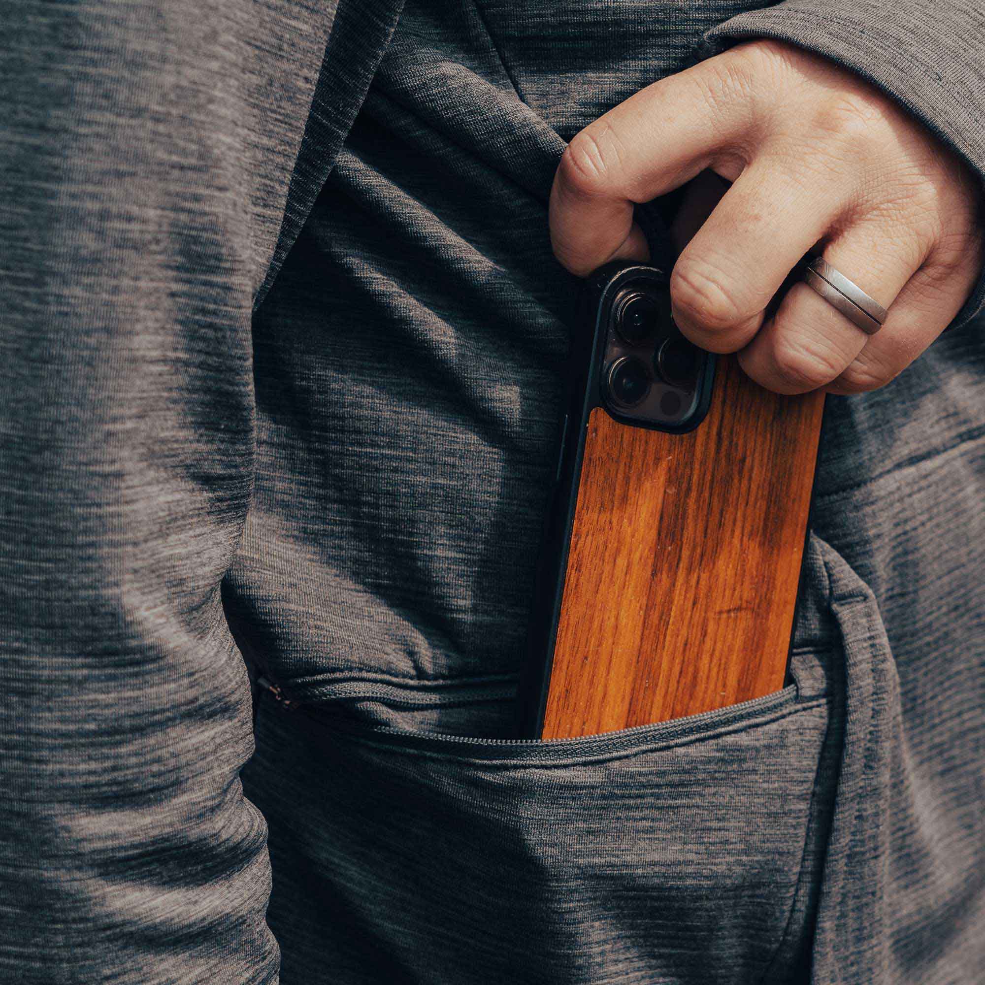 Tumbler - Adult Grid Fleece Hoodie