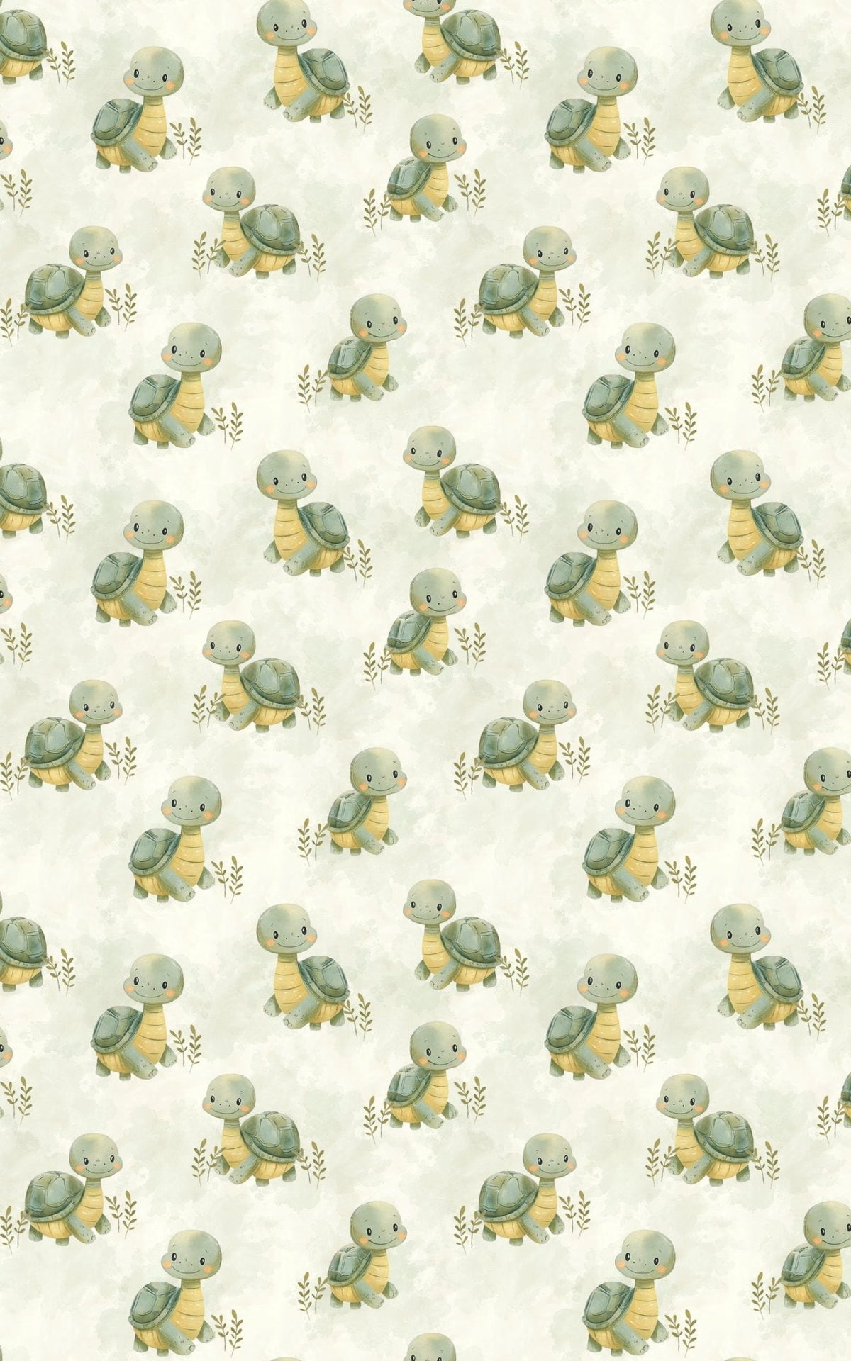Turtle Garden Wrapping Paper