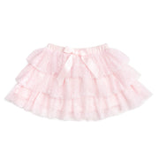 Bow Lace Tiered Tutu Skirt