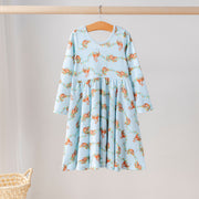 Twinkling Tails Organic Cotton Dress For Kids