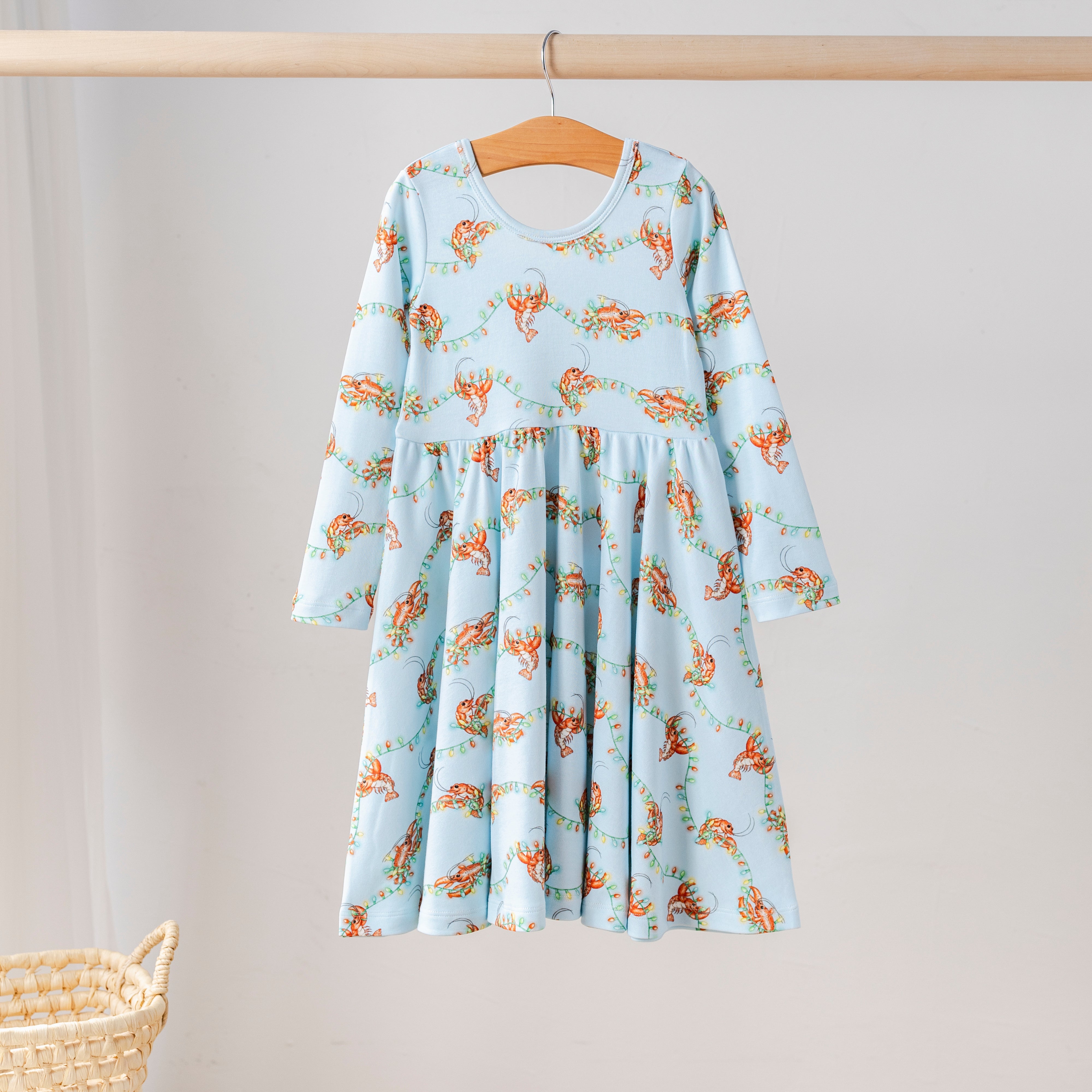 Twinkling Tails Organic Cotton Dress For Kids